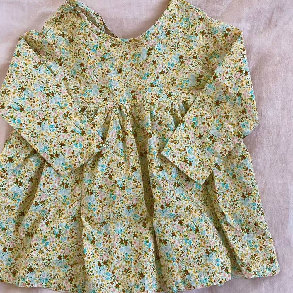 SOLD 💐 Nest + Nurture floral flare dress